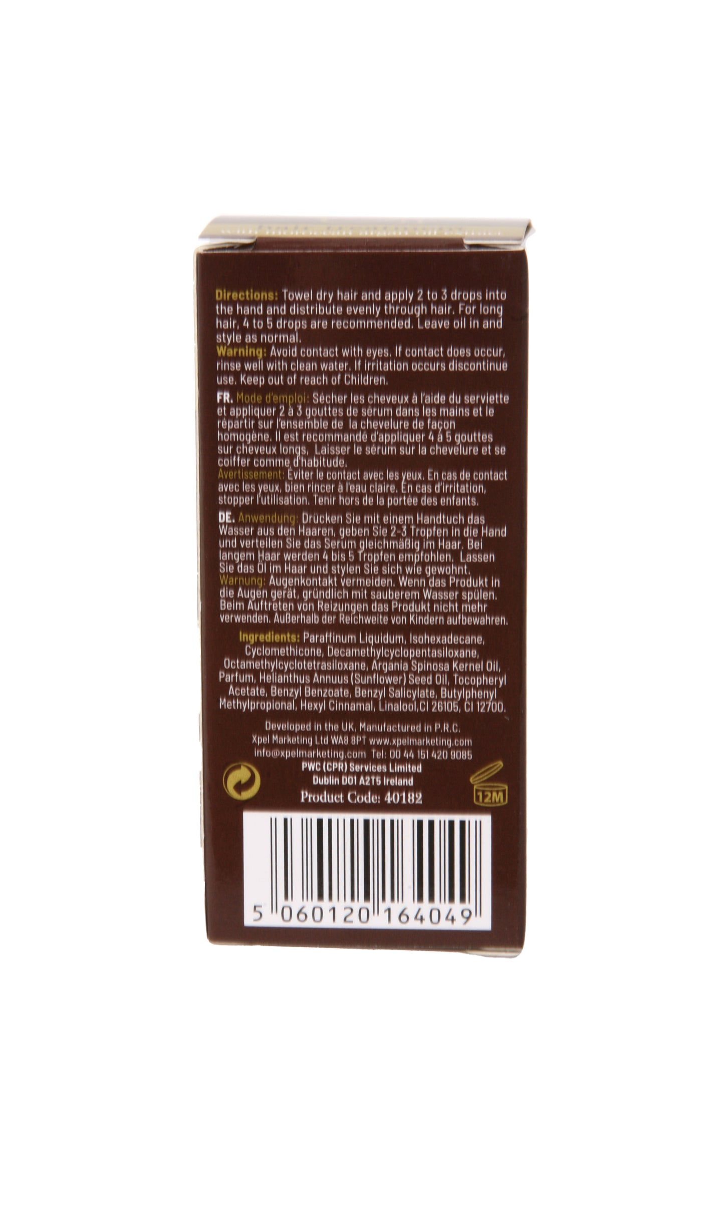 Xpel arganöljy hiustenhoito (50 ml)