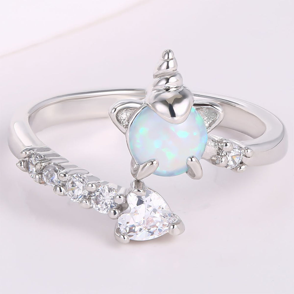 Kullattu TeräsSormus Valkoisella Emporia® Kristallilla