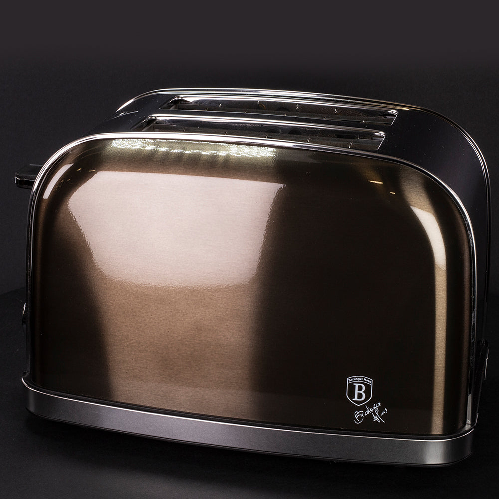 Berlinger Haus Metallic Line Shiny Black Edition -leivänpaahdin, musta