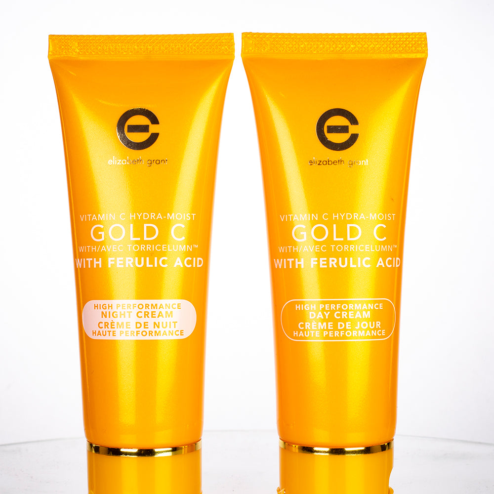 Elizabeth Grant Vitamin C Gold C -päivä- ja yövoiteensetti (2 × 60 ml)