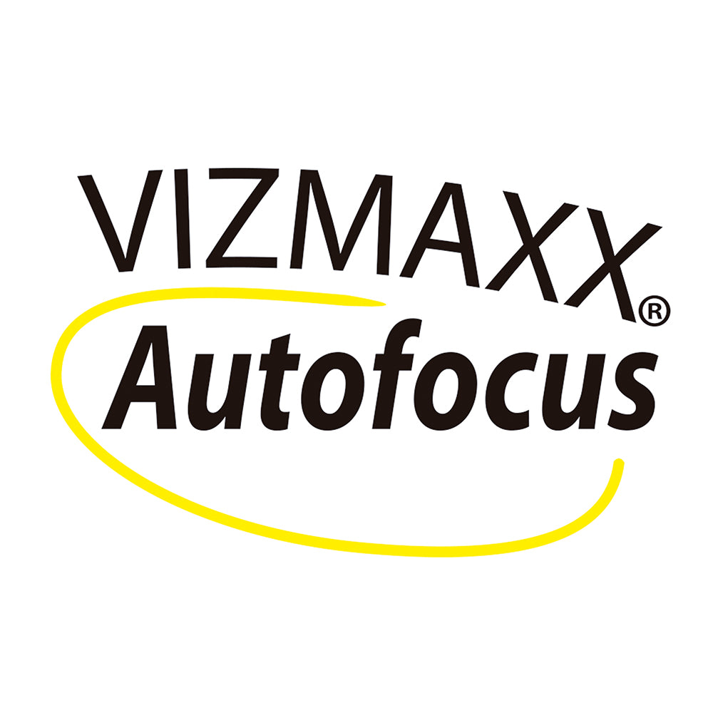 Vizmaxx Autofocus 2-in-1 -lukulasit, joissa on joustava diopterialue, musta
