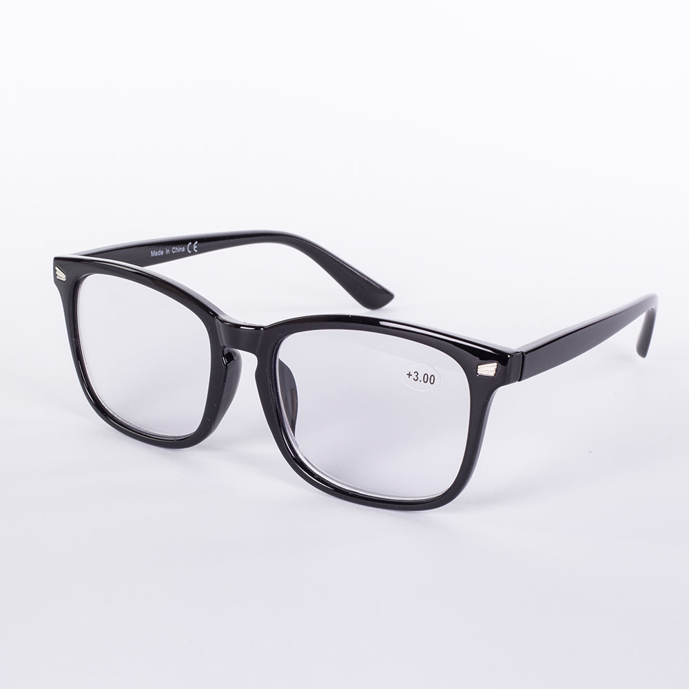 Emporia Multifocus Reading Glasses, Flexible power range: from 0.5 to 3, Black