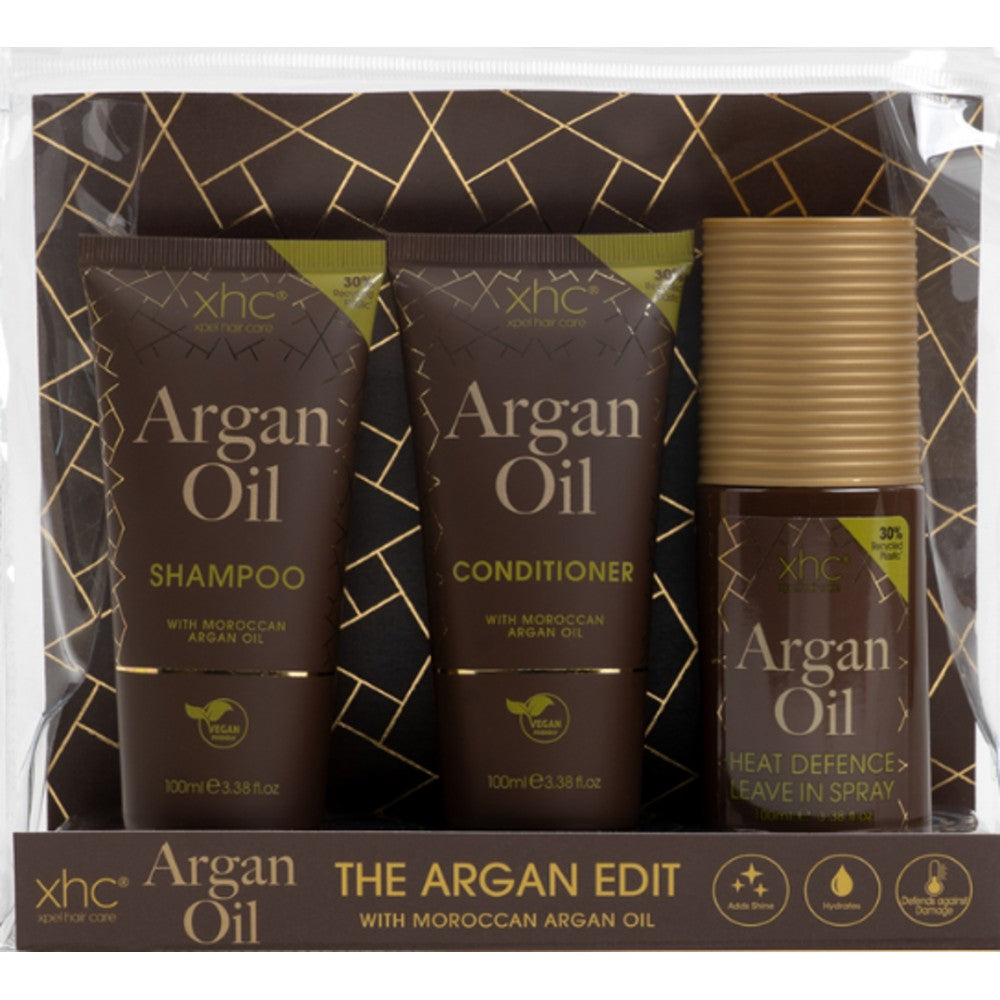 XHC The Argan Edit – Marokkolaisen arganöljyn hiustenhoito-lahjasetti