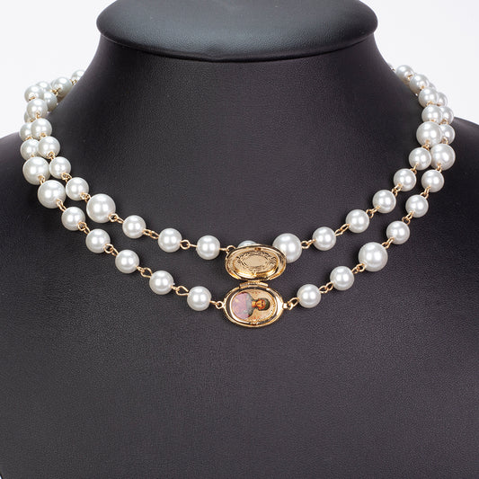 Kullattu TerÀsKaulakoru Lasihelmi