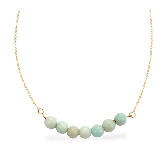 Kullattu hopeaKaulakoru AmatsoniitillÀ