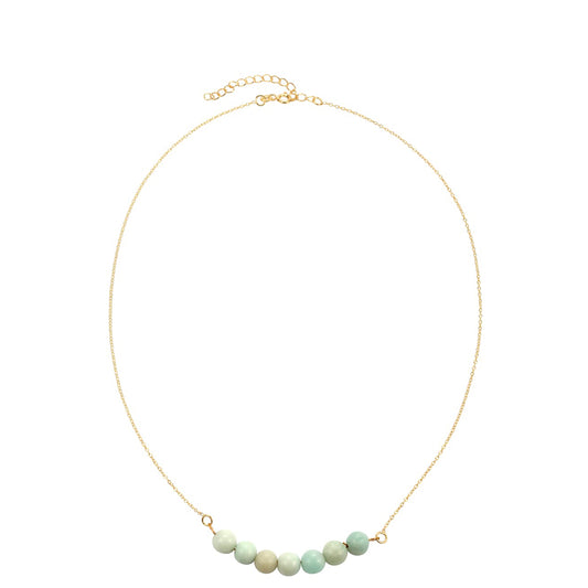 Kullattu hopeaKaulakoru AmatsoniitillÀ