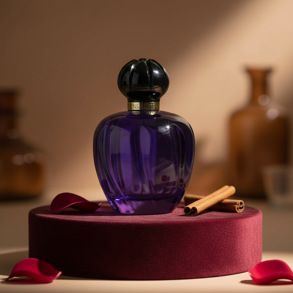 100 ml Eau de Perfume "EXPRESS SENSUALITE CAPTIVE" Hedelmäinen kukkaistuoksu naisille., korkea 6%:n hajusteöljypitoisuus