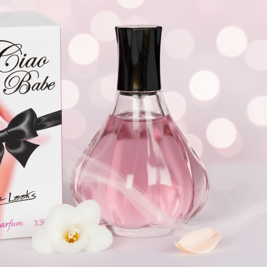 100 ml Eau de Perfume "CIAO BABE" Hedelmäinen kukkaistuoksu naisille, korkea 2%:n hajusteöljypitoisuus