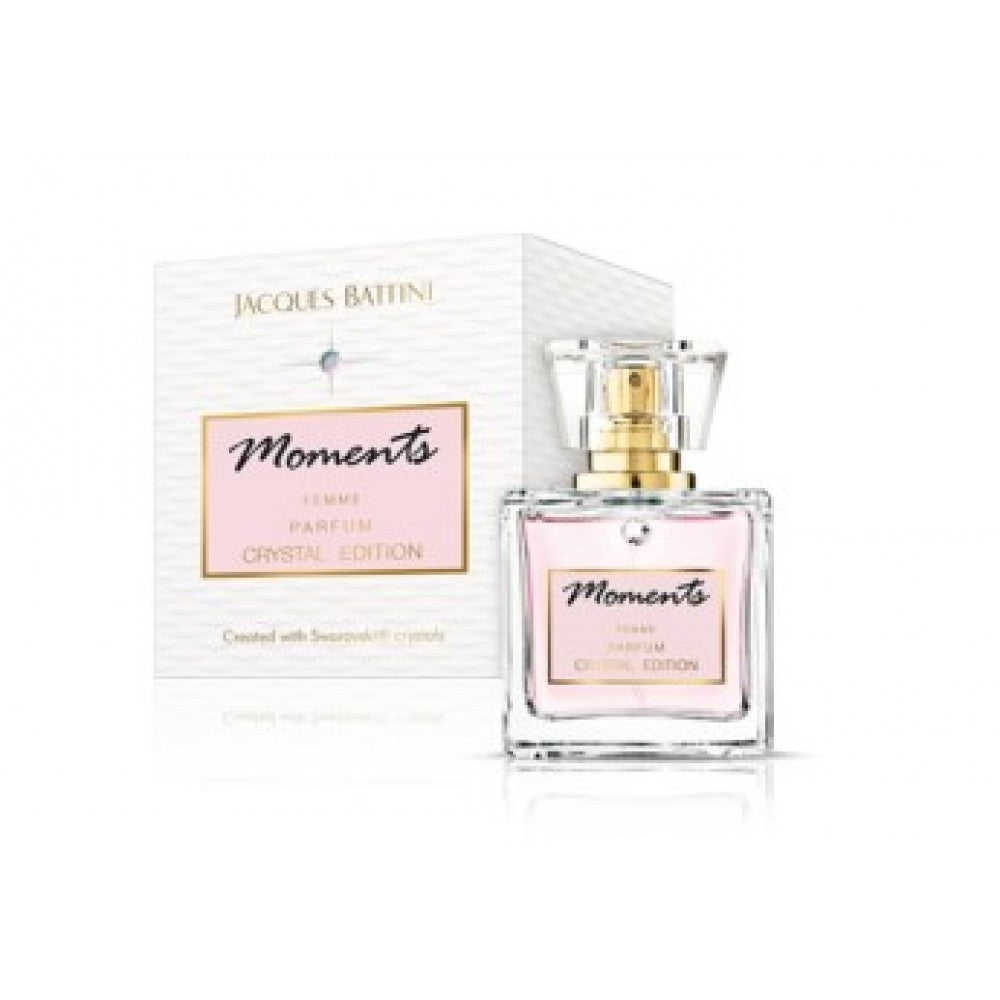 50 ml EDP, Jacques Battini Moments puinen - kukkainen tuoksu naisille