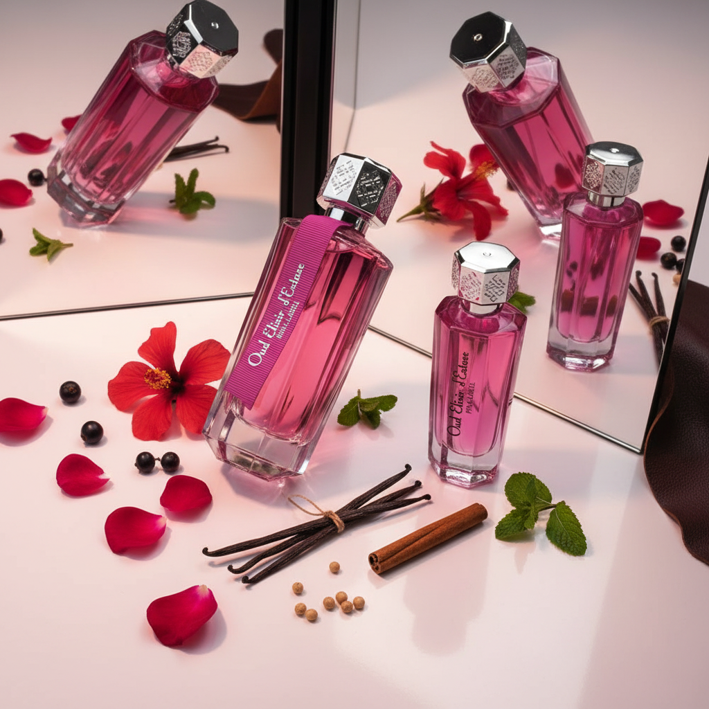 EDP 100 ml + 30 ml ”Oud Elixir Pink” - kukkainen-itämainen tuoksu