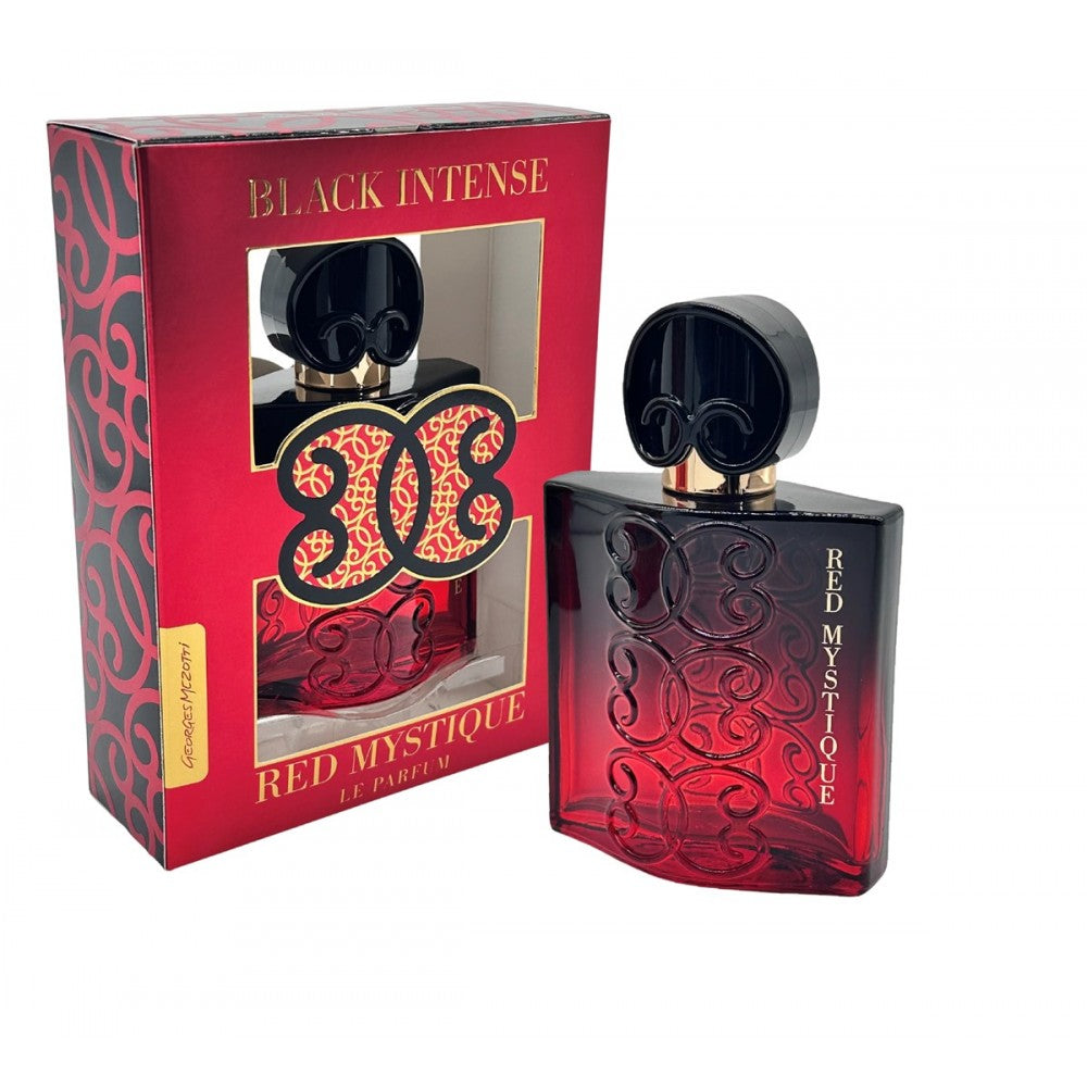 Eau de Parfum 100ml "Black Intense Red Mystique" – kukka-hedelmäinen tuoksu
