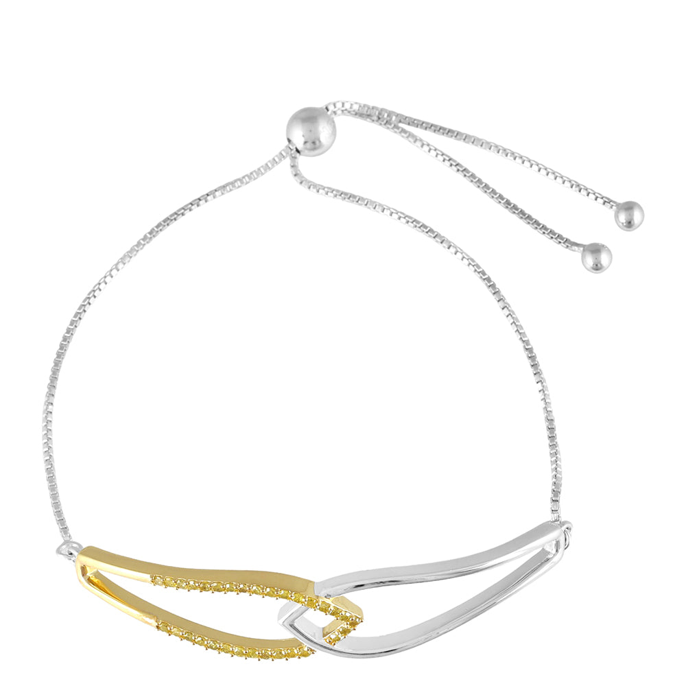 Kullattu hopeaRannekoru Veronese vihreä timanttilla