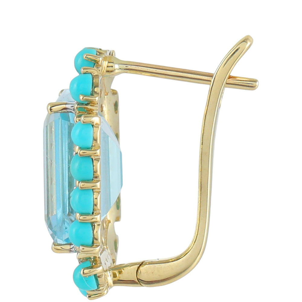 KultaKorvakorut Ruususen Turkoosilla