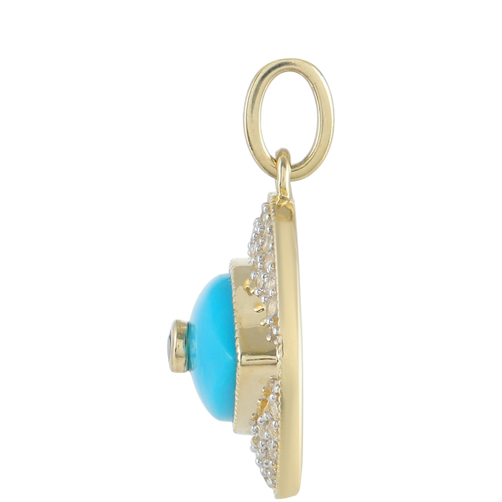 KultaRiipus Ruususen Turkoosilla ja Mustalla Spinellillä