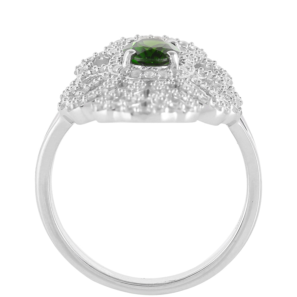 HopeaSormus Kromidiopsidilla ja Valkoisella Topaasilla