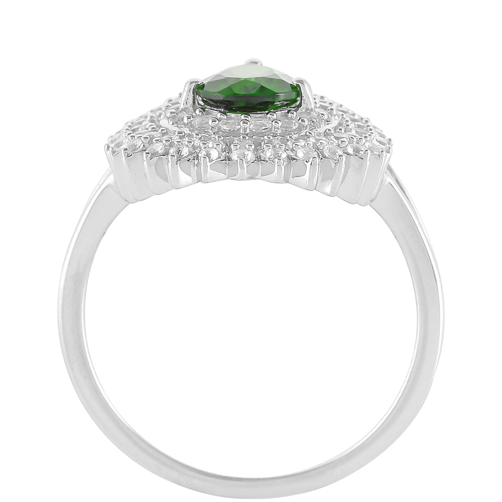 HopeaSormus Kromidiopsidilla ja Valkoisella Topaasilla