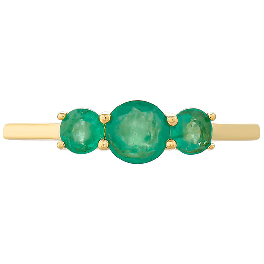 KultaSormus Brasilian Smaragdilla