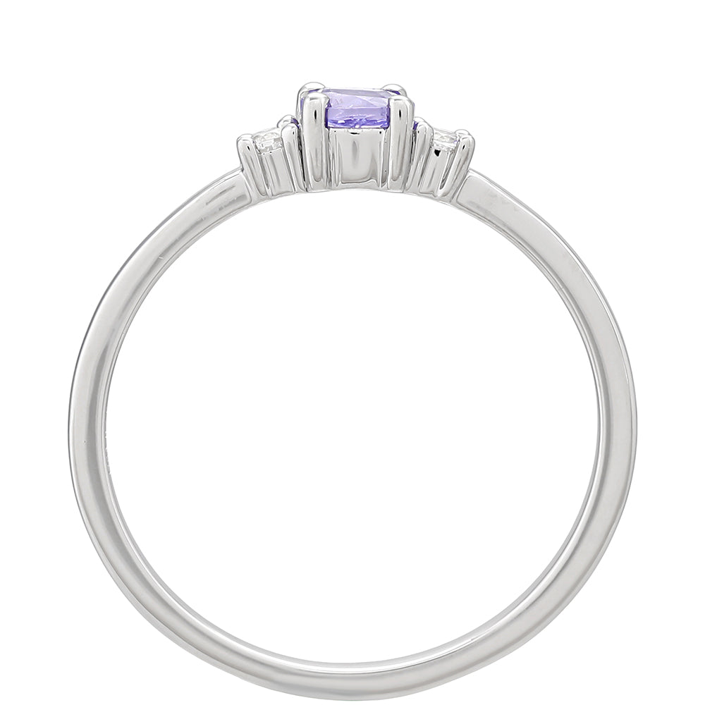 HopeaSormus AAA Tansaniitilla ja Valkoisella Topaasilla