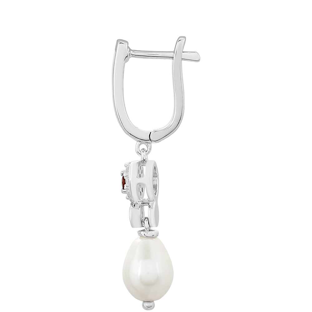 HopeaKorvakorut Granaatilla ja Makeanveden Valkoisella Helmellä