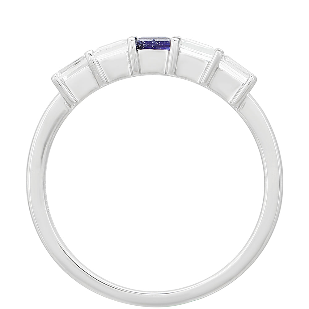 HopeaSormus Thaisafiirilla ja Valkoisella Topaasilla