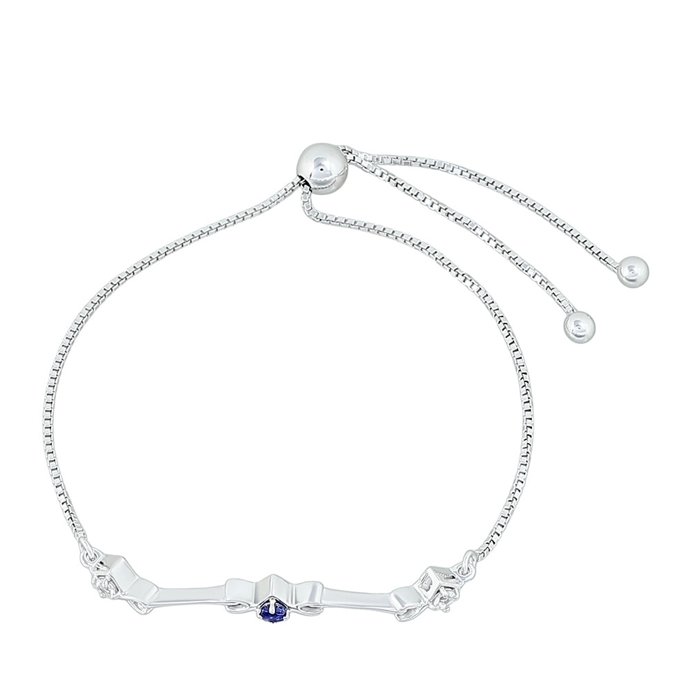 HopeaRannekoru Thaisafiirilla ja Valkoisella Topaasilla