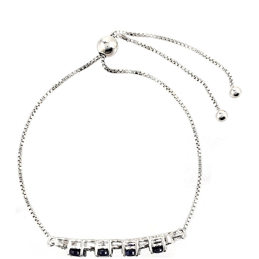 HopeaRannekoru Thaisafiirilla ja Valkoisella Topaasilla