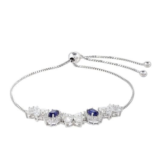 HopeaRannekoru Thaisafiirilla ja Valkoisella Topaasilla