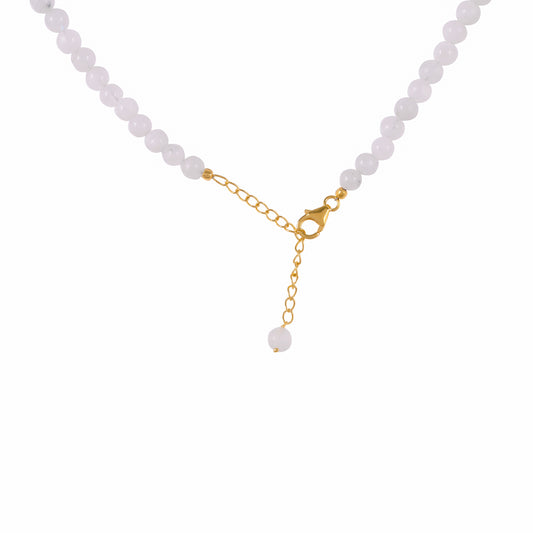 Kullattu hopeaKaulakoru SateenkaarikuukivellÀ