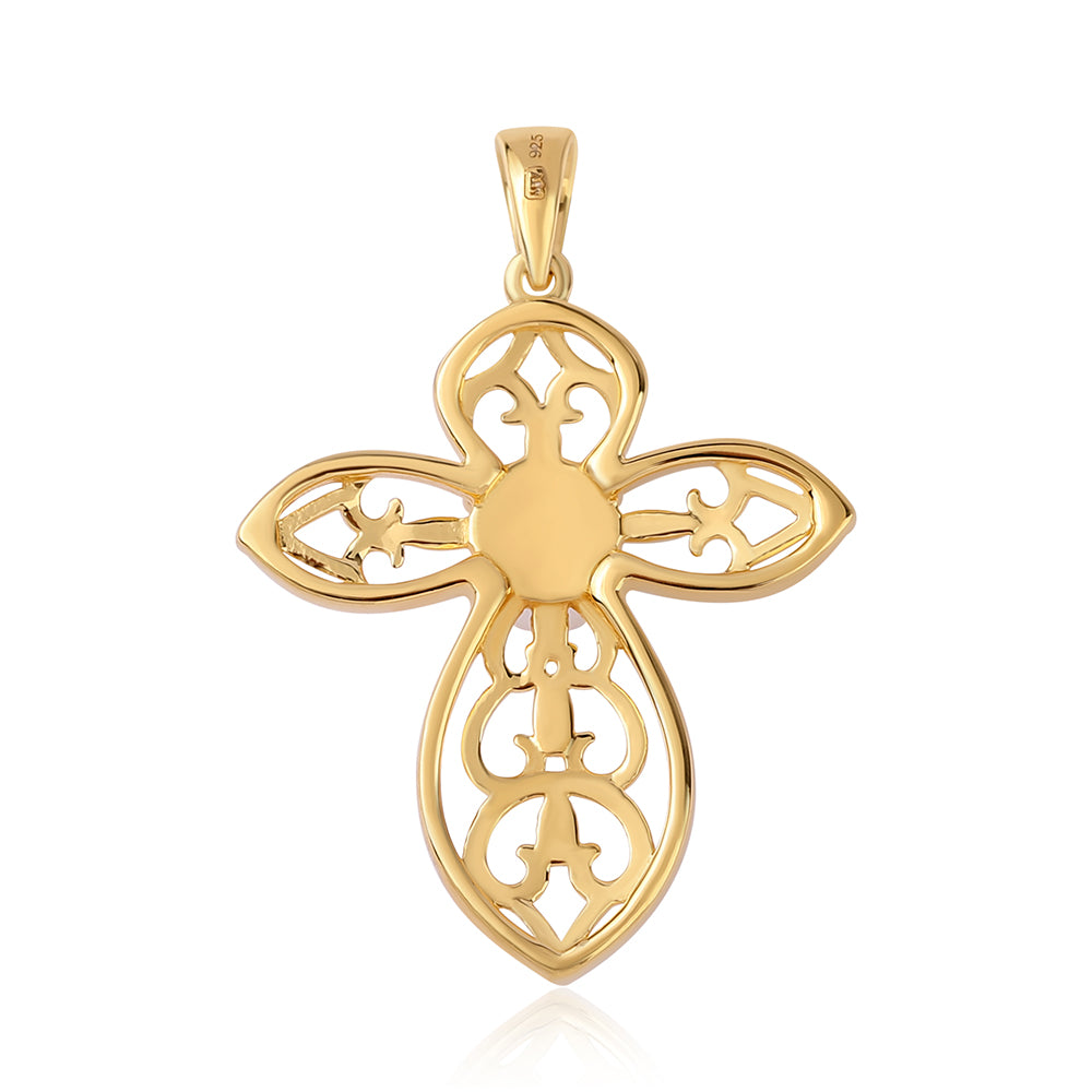 Kullattu hopeaRiipus Makeanveden Valkoisella Helmellä