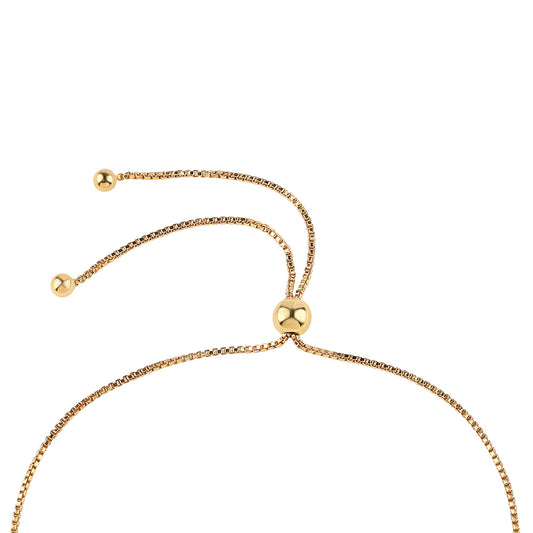 Kullattu hopeaRannekoru Sinisellä Timantilla