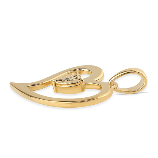 Kullattu hopeaRiipus VihreÀllÀ Timantilla