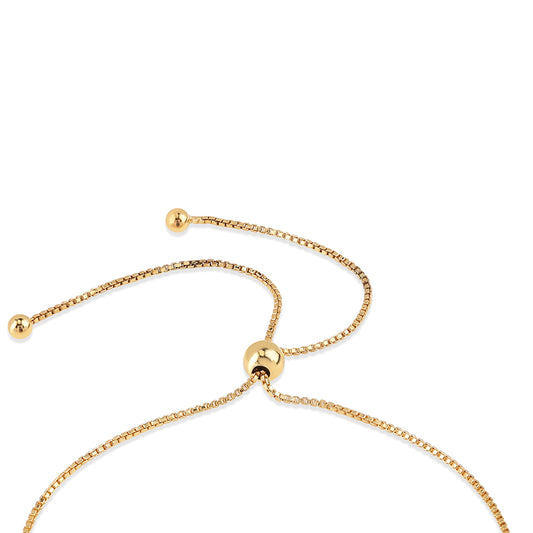 Kullattu hopeaRannekoru Punaisella Timantilla ja Valkoisella Timantilla