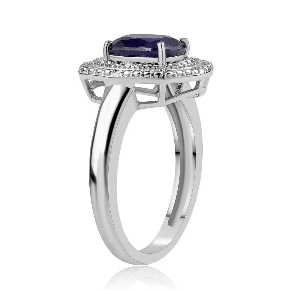 HopeaSormus Australialaisella Sinisellä Safiirilla ja Valkoisella Topaasilla