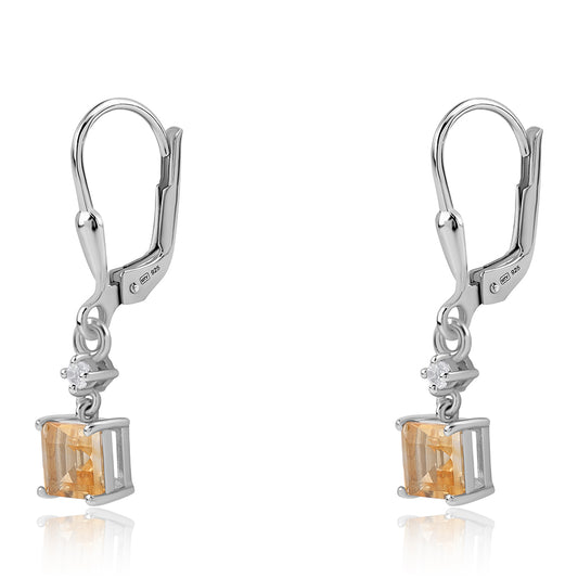 HopeaKorvakorut AA Brasilian SitriinillÀ ja Valkoisella Topaasilla