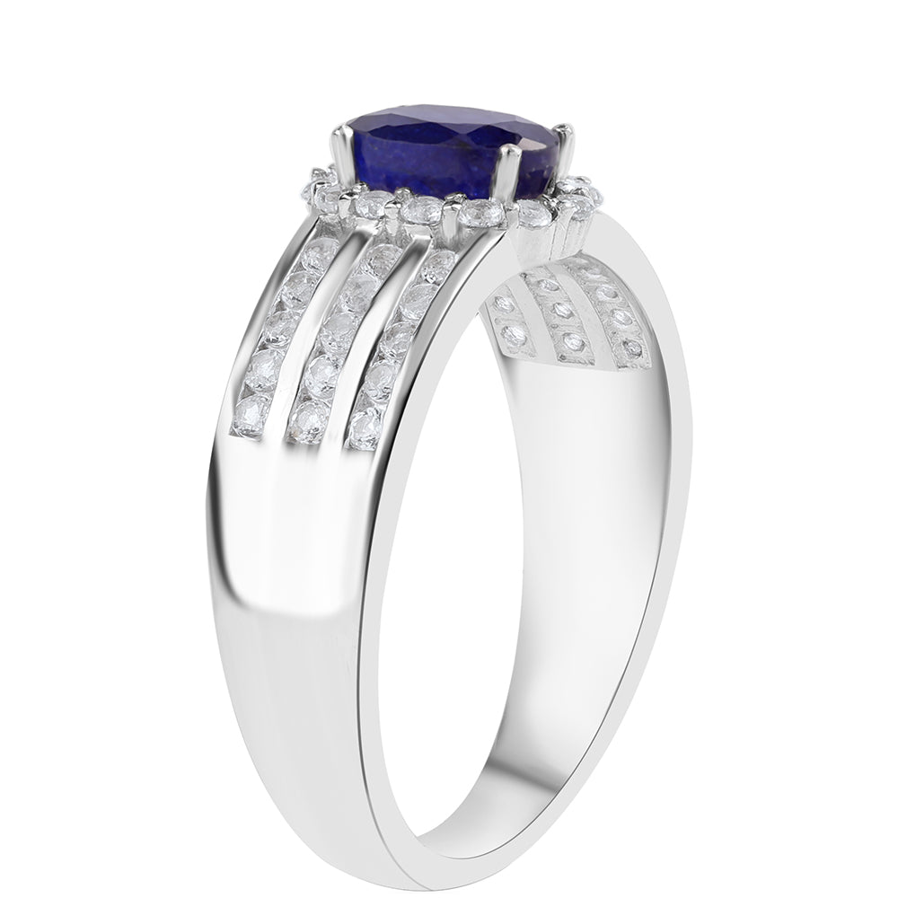 HopeaSormus Australialaisella Sinisellä Safiirilla ja Valkoisella Topaasilla