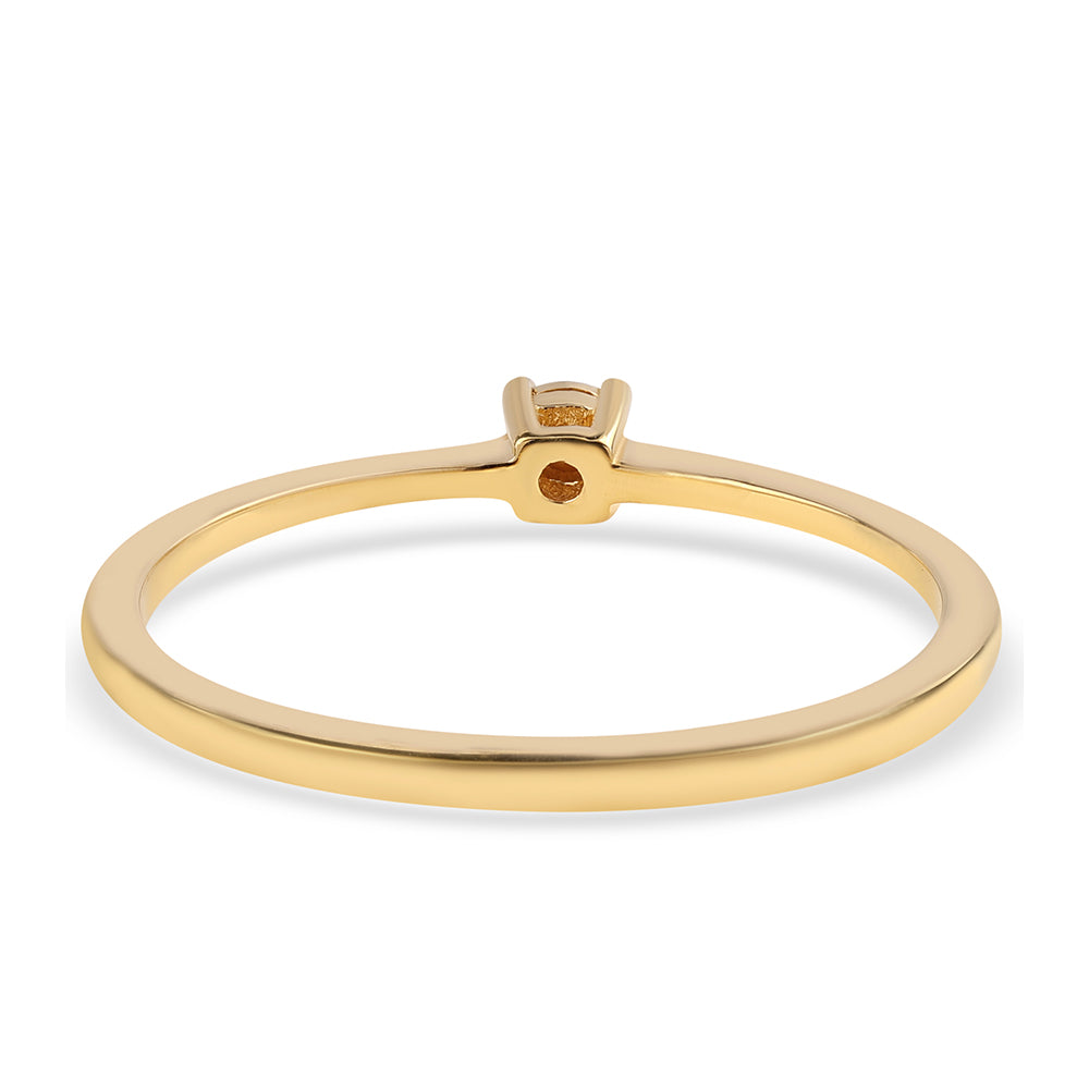 Kullattu hopeaSormus Mustalla Timantilla