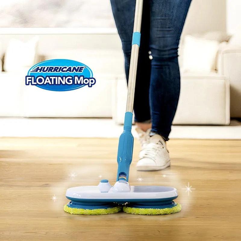 Hurricane Floating Mop -akkuvirtalähteinen pyörivä moppi