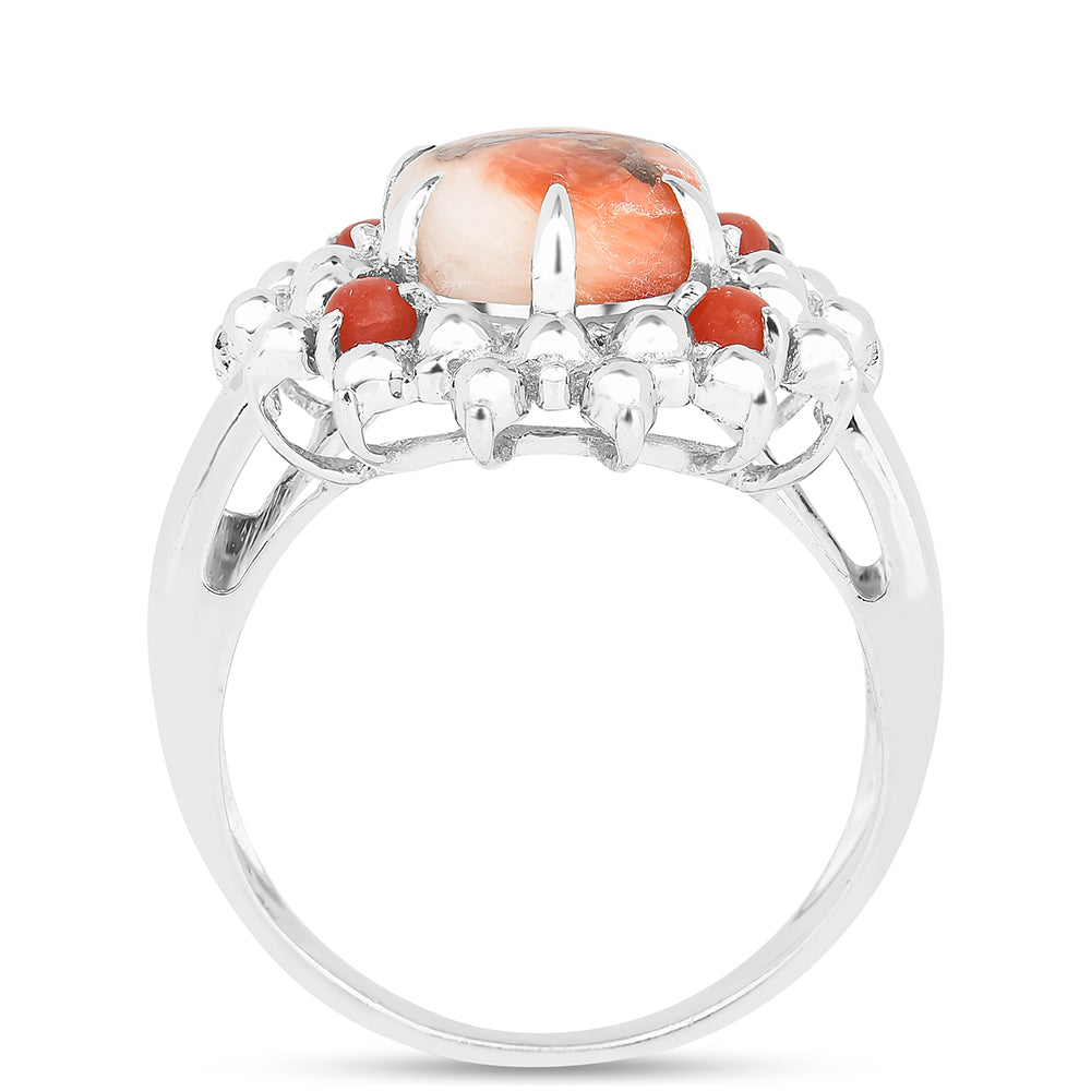 HopeaSormus Osterin Turkoosilla ja Punaisella Korallilla