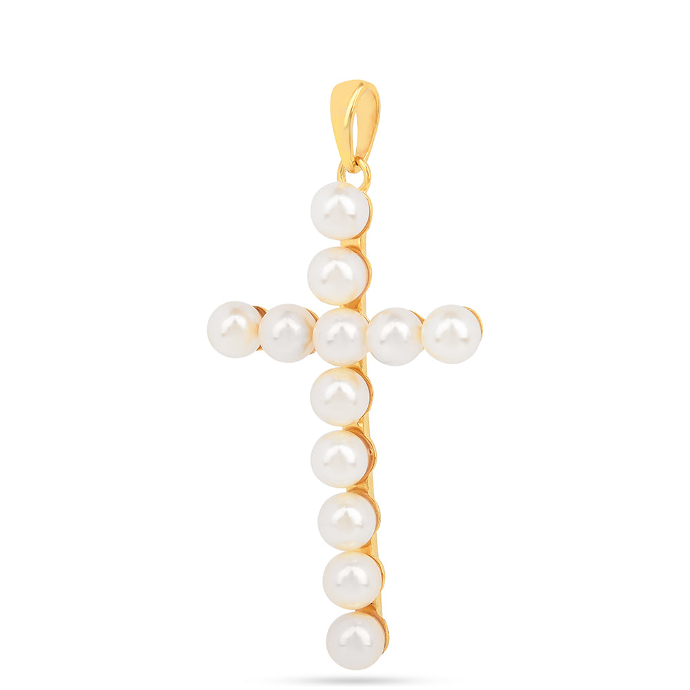 Kullattu hopeaRiipus Voide Makeaveden Helmellä