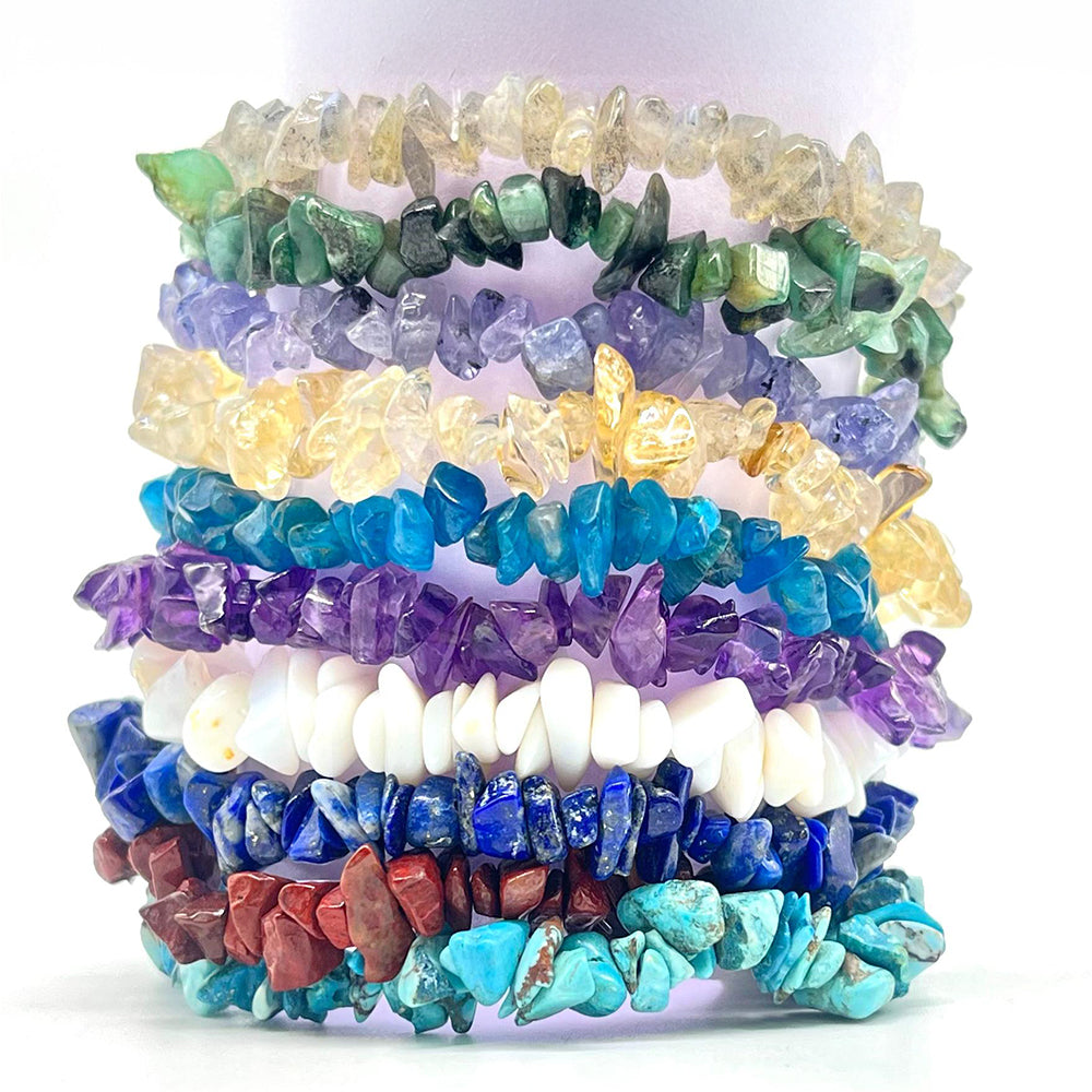 HelmiSetti Tansaniitilla ja Brasilian Smaragdilla ( Rannekoru )