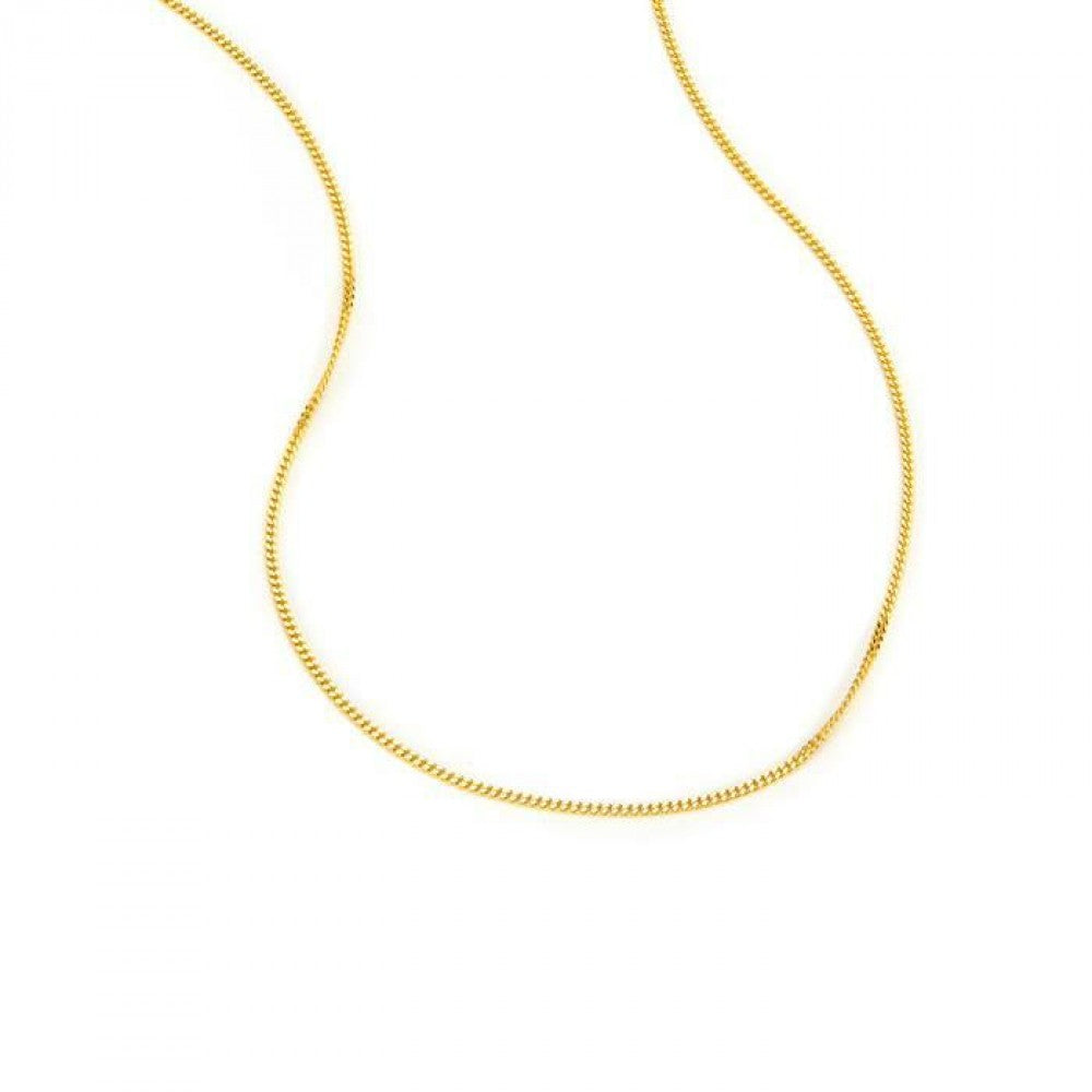 Kullattu hopeaKaulaketju