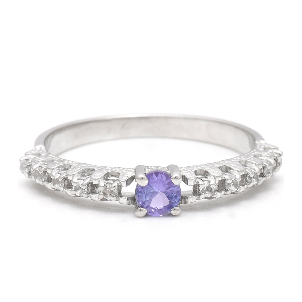 HopeaSormus AAA Tansaniitilla ja Valkoisella Topaasilla