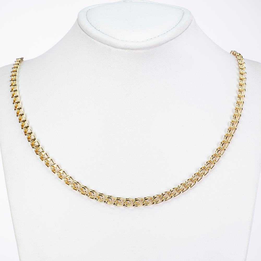 Kullattu TeräsSetti ( Kaulakoru+Rannekoru )