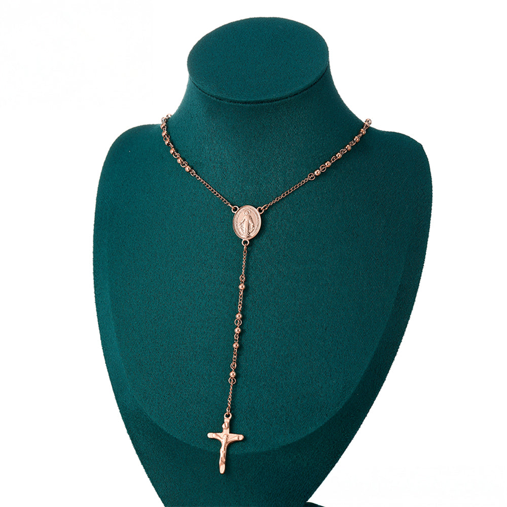 Kullattu TeräsKaulakoru ( Kaulakoru )