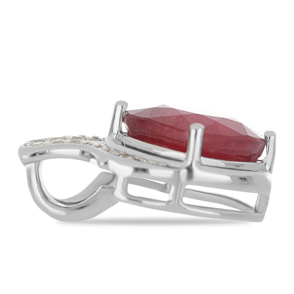 HopeaRiipus Malagassin Rubiinilla ja Valkoisella Topaasilla