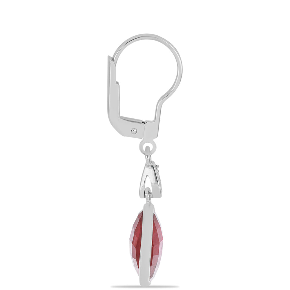 HopeaKorvakorut Malagassin Rubiinilla ja Valkoisella Topaasilla