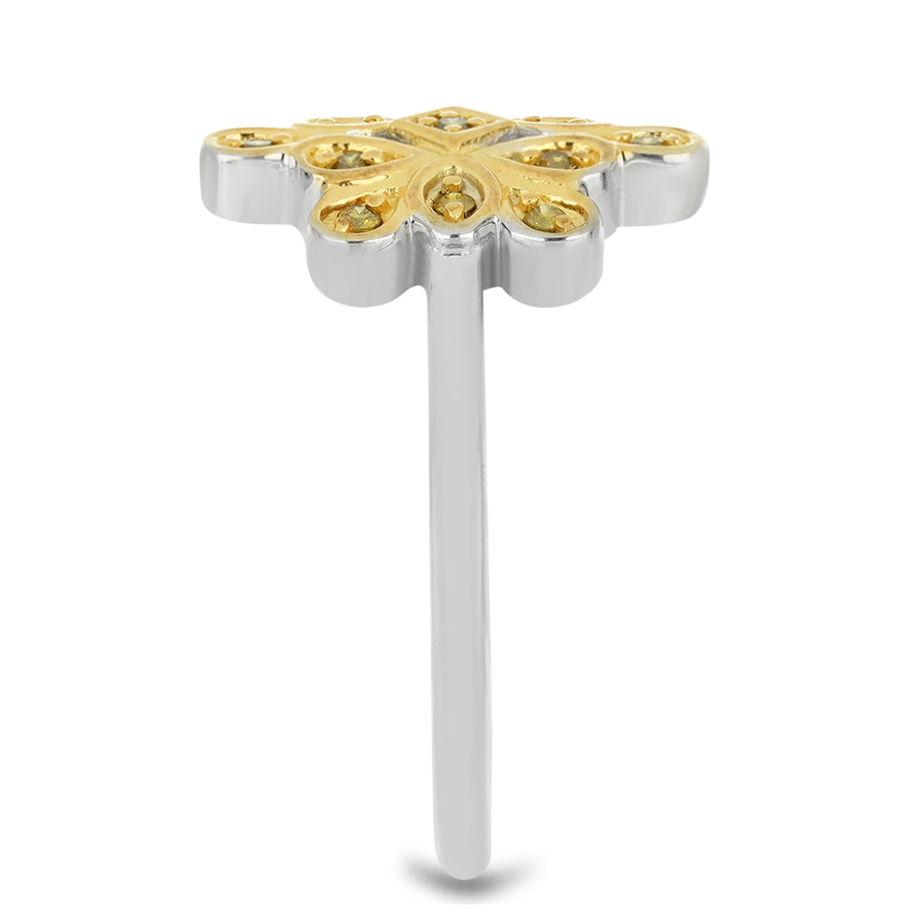 HopeaSormus Keltaisella Timantilla