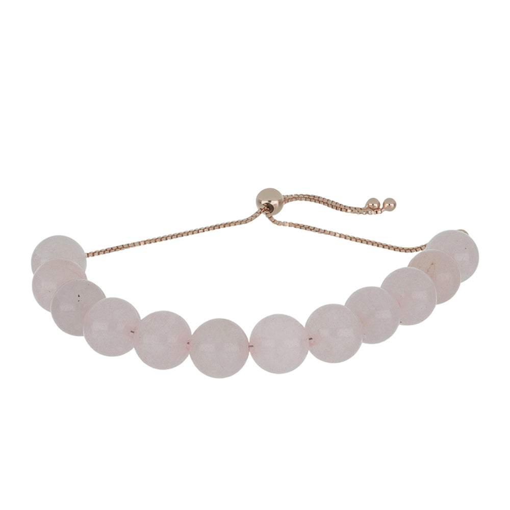 Kullattu hopeaRannekoru Ramaratina Ruusukvartsilla