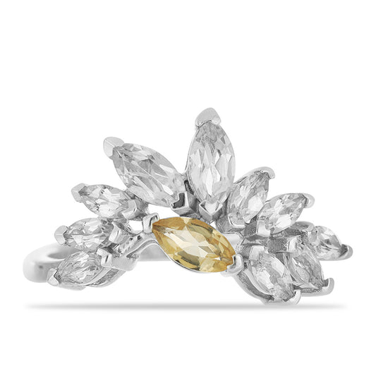 HopeaSormus Ural SitriinillÀ ja Valkoisella Topaasilla