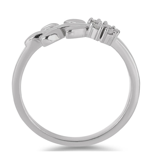 HopeaSormus Valkoisella Timantilla